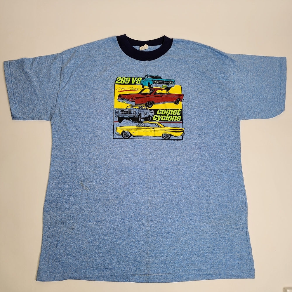 Vintage 1987 Paradise Muscle Car Comet Cyclone Tee